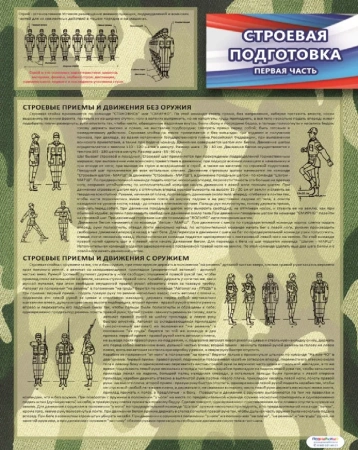 Стенд «Строевая подготовка»